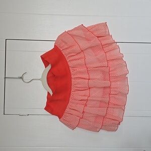 Vintage 90s Three tiered ruffle mini skirt